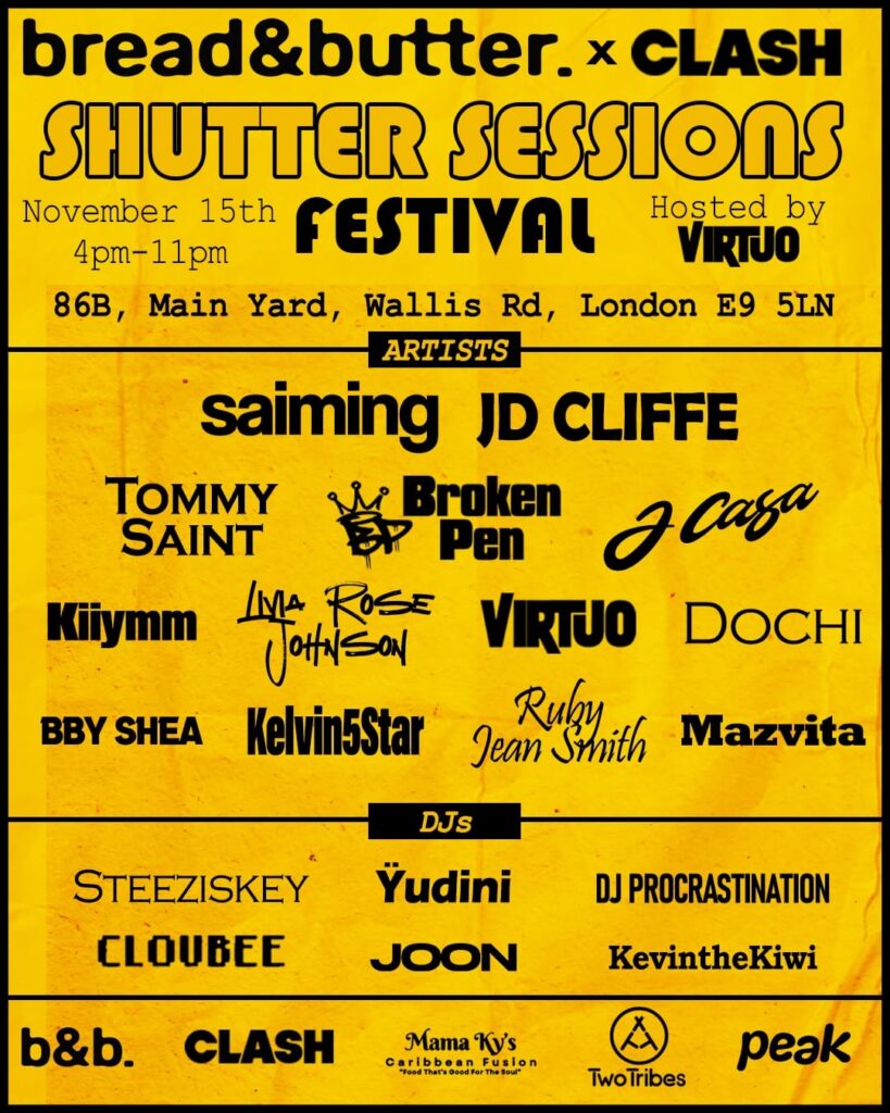 Shutter Sessions Festival Returns To Hackney Wick On Saturday 15th November