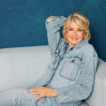 Martha Stewart wears denim and diamonds for American Eagle’s latest holiday campaign