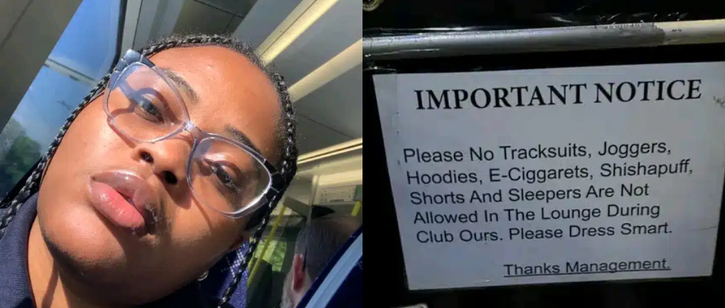 Nigerian Lady Shares Hilariously Poorly Written London Club Notice