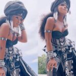 Miss Universe SA: Melissa Nayimuli shows off national costume