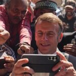 Macron returns to Africa, starting tour in Mauritius with promise of “win-win” ties