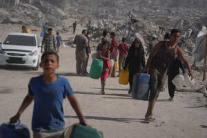 State Department says it sent a team to help surge aid into Gaza