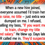 I Refused to Train the New Hire — Then HR Dropped a Bombshell