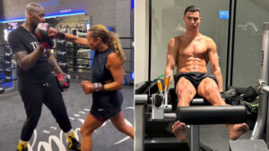 Kate Scott’s trainer husband Malik reveals how he’d improve Cristiano Ronaldo.. and which pundit could be Misfits boxer