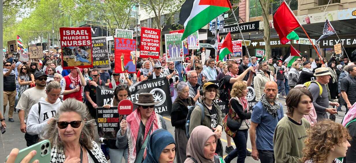 Melbourne’s weekly pro-Palestinian protests to pause after Gaza ceasefire
