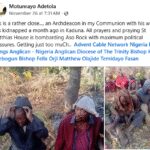 "We have a responsibility to defend our families" -American Anglican Bishop shares photos of him shooting gun after m8rder of Kaduna priest