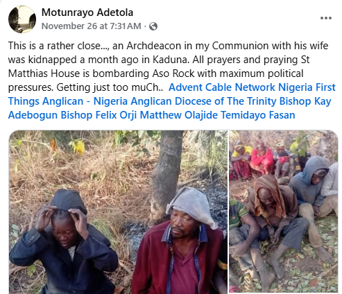 "We have a responsibility to defend our families" -American Anglican Bishop shares photos of him shooting gun after m8rder of Kaduna priest