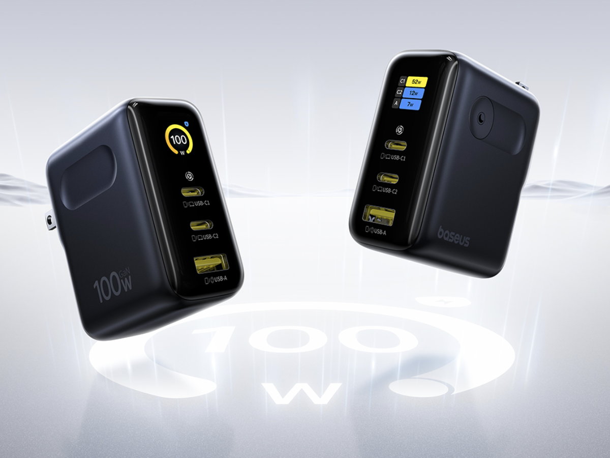 Baseus releases new 100W charger with digital display in US