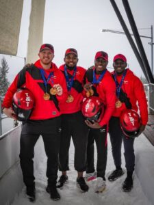 Trinidad and Tobago bobsledders slide to extended podium medal