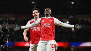 EPL: Eze bags hat-trick as Arsenal crush Tottenham to go 6 points clear
