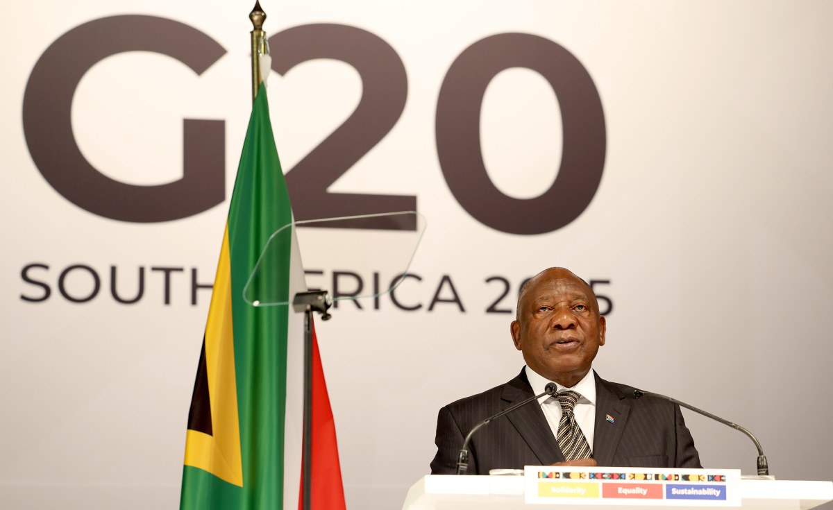 South Africa: Ramaphosa Refuses to Hand Over G20 to US Junior Official