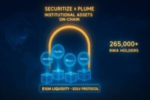 Securitize and Plume Partner to Bring Institutional Assets Fully On-Chain