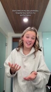 JoJo Siwa reveals she was rushed to the hospital with ‘excruciating pain’ just hours before performance