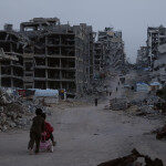 Five people, including two children, killed in Israeli strikes on shelter camp near Khan Yunis