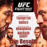 UFC Qatar: Tsarukyan vs. Hooker live results and fight analytics