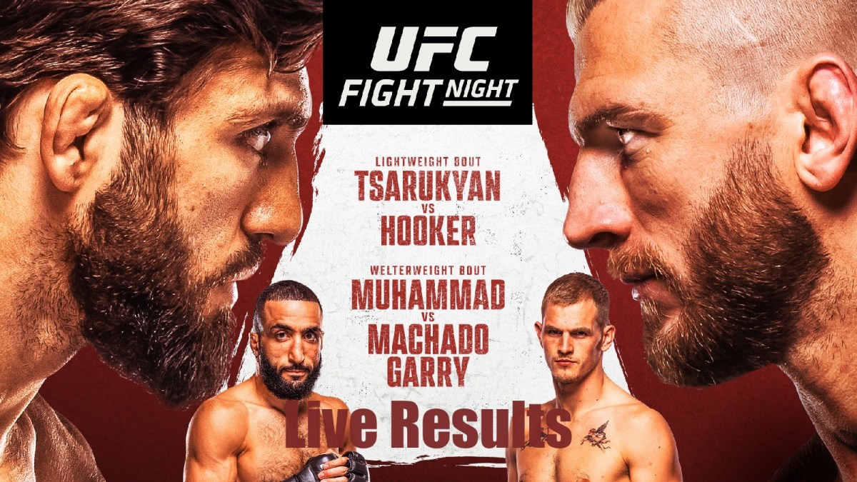 UFC Qatar: Tsarukyan vs. Hooker live results and fight analytics