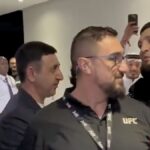 Khamzat Chimaev shoves Ian Machado Garry backstage at UFC Qatar | Video