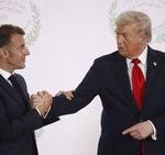 Lipreader reveals Donald Trump’s 5-word threat to Emmanuel Macron during tense handshake