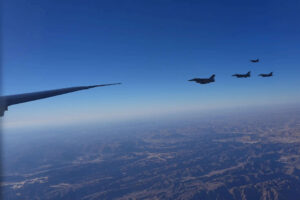Watch: Egyptian F-16 fighter jets surprise Air Force One, escort President Trump into Sharm el-Sheikh ahead of Gaza Peace Summit