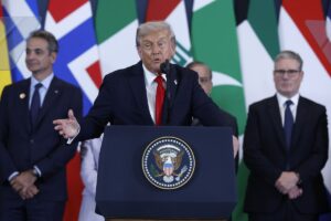 Trump Fumbles Repeatedly While Bragging in Front of World Leaders