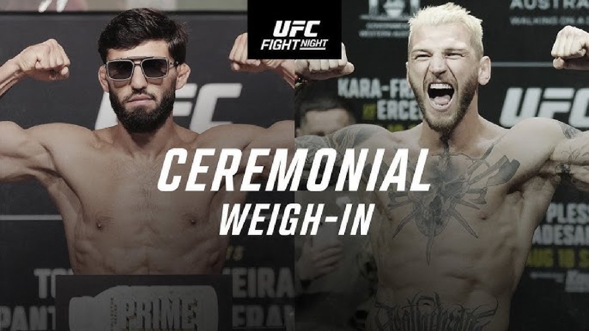 UFC Qatar Ceremonial Weigh-In Video