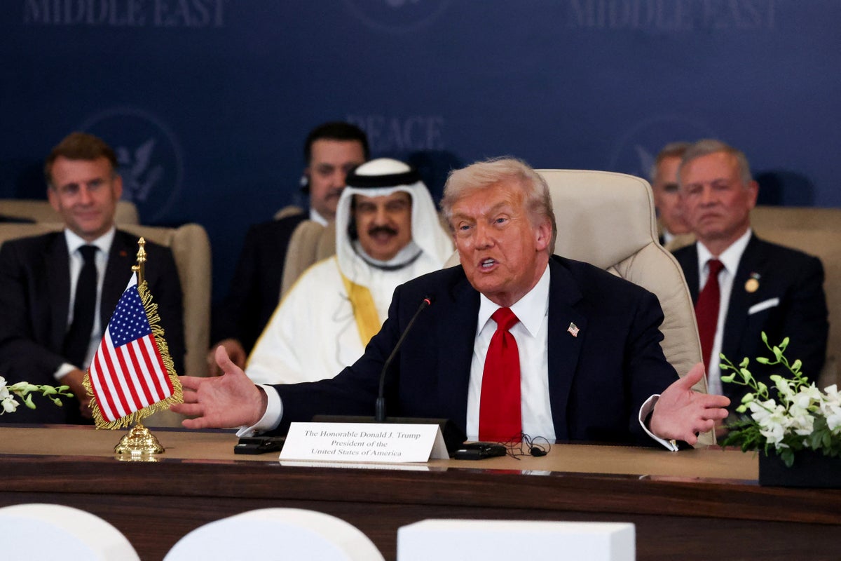 Trump-Gaza latest: US president says ‘beautiful day is rising’ as he signs peace plan at Egypt summit