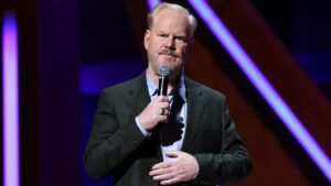 Jim Gaffigan says comedy audiences are tired of political drama and just want to laugh again