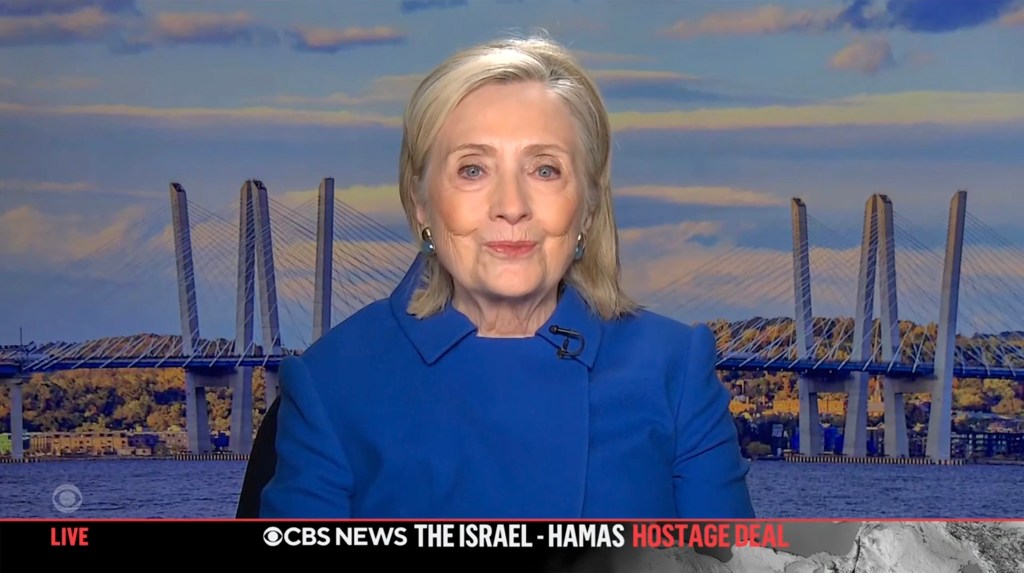 Hillary Clinton heaps rare praise on President Trump for handling of Israel-Hamas peace deal: ‘I really commend’