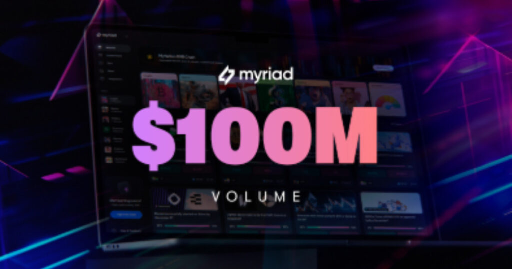 Myriad Hits $100M Volume, Boosts Prediction Markets Tenfold