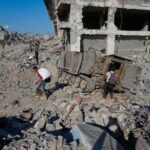 Gazans begin trek back to ruined homes as preparations begin for release of hostages