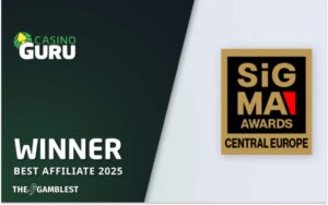 Casino Guru secures SiGMA Central Europe B2C Awards’ Best Affiliate 2025 distinction