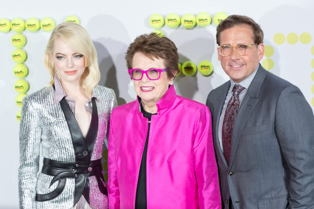 The American tennis star who helped train Steve Carell and Emma Stone for the Battle of the Sexes film