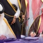 Crown Prince, Amir of Qatar Witness Signing Saudi–Qatar High-Speed Rail Agreement