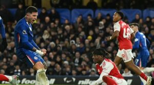 Merino to the rescue: Arsenal survive 10-man Chelsea scare to protect EPL lead