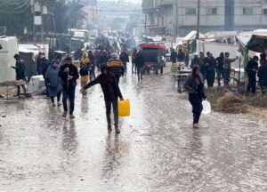 Hamas Demands Immediate Aid as Floods Overwhelm Displaced Families