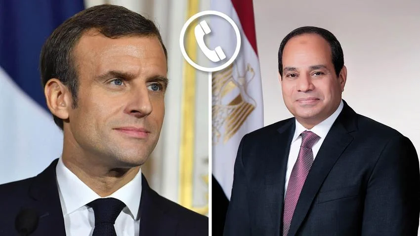 Sisi, Macron discuss bilateral ties, regional developments over phone