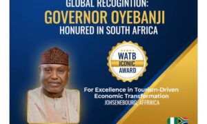 Breaking News:  Gov Oyebanji Bags Tourism Excellence Award in South Africa