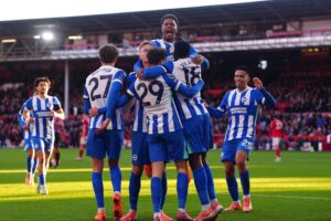 Forest Lose Unbeaten Run In Defeat To Brighton