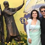 Shah Rukh Khan and Kajol unveil DDLJ bronze statue in London’s Leicester Square
