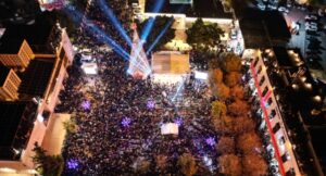 Bethlehem Christmas Tree Lit Up For First Time Since Gaza War