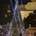 Christmas lights return to Bethlehem for first time since Gaza war