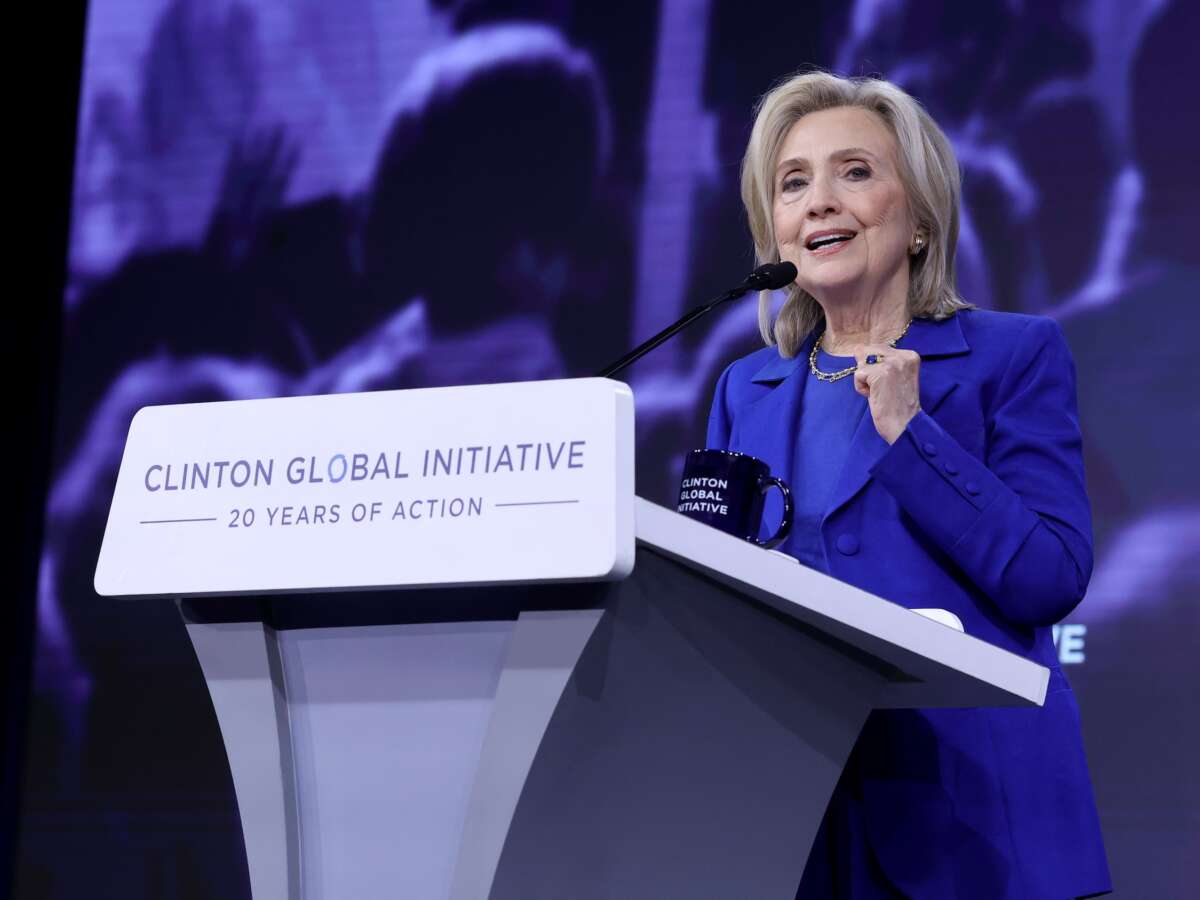 Clinton Says Young People Oppose Gaza Genocide Due to “Totally Made Up” Videos