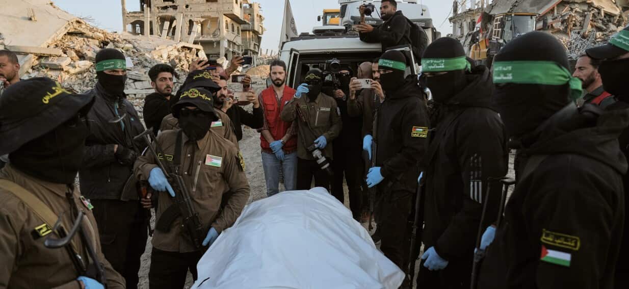 Hamas hands over remains believed to be one of Gaza’s last hostages