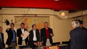 Epstein File Pic Shows Kevin Spacey Chopping It Up With Bill Clinton