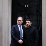 Ukraine-Russia war latest: Zelensky arrives at Downing Street for talks after disagreement with Trump on peace deal