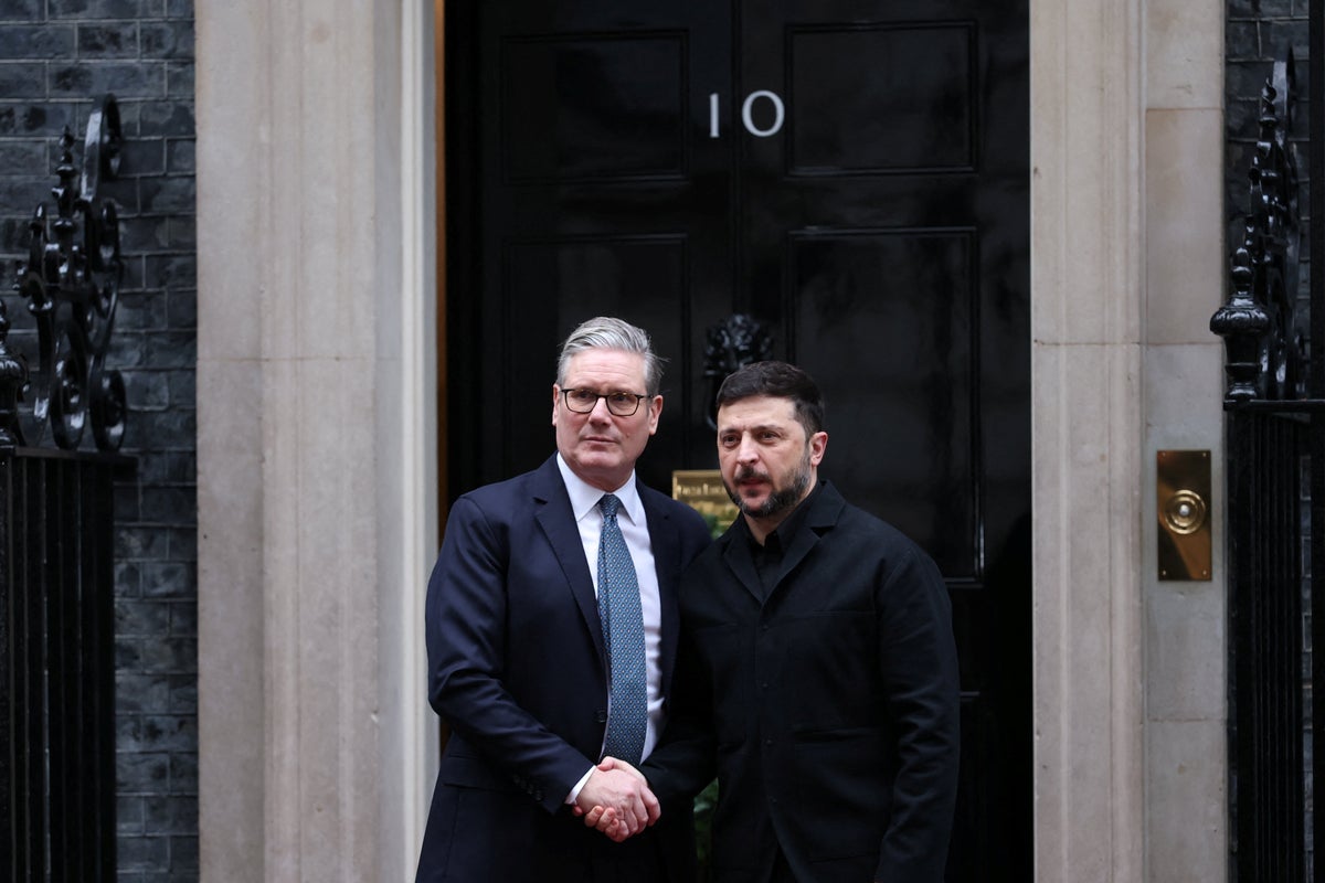 Ukraine-Russia war latest: Zelensky arrives at Downing Street for talks after disagreement with Trump on peace deal