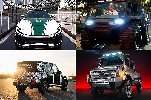 Dubai Police Mansory Ferrari Purosangue, Jake Paul’s Atlas ATV, Open-top G-Class, World’s Most Luxurious Unimog, News In December