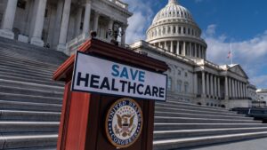 Health care rises as a priority for Americans, poll finds