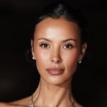 Maya Jama leans into the ‘naked dress’ trend in bedazzled lace gown