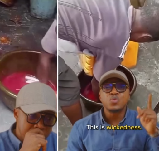 Nigerian Doctor Raises Alarm Over Dye-Adulterated Palm Oil In Circulation, Educates Nigerians On How To Detect It 